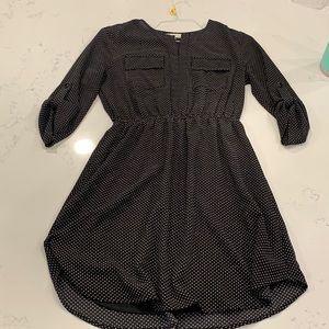 Elastic drop waist dress